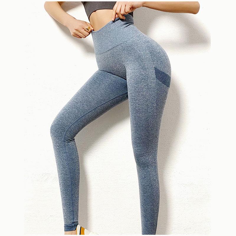 WTEMPO Peach Hip Yoga Fitness Leggings Female Tight Elastic Hip Lift High Waist Tummy Quick Dry Hip Pants