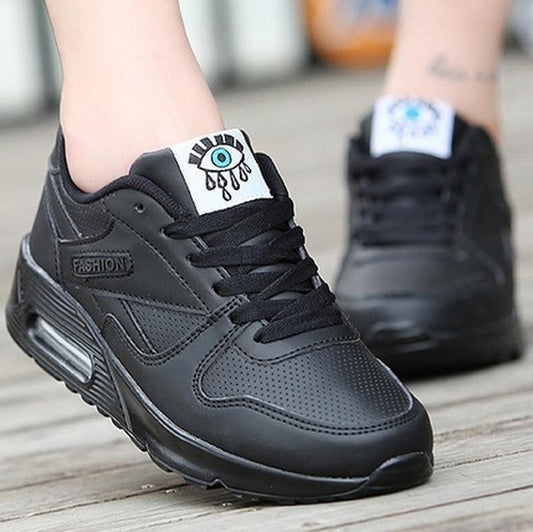 Runners Casual Shoes Women Breathable Mesh Cushion Flat Sneakers Outdoor Sport Fashion Trainers Shoes