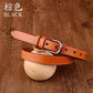 Belt Ladies Thin Waist Retro Belt Casual Jeans Belt Pure Color Simple