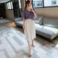 7cm High-heel Sandals and Slippers Slope-heel Ladies Slippers Thick-soled Non-slip Leather Mother Shoes Beach Shoes Casual Shoes Outdoor Slippers