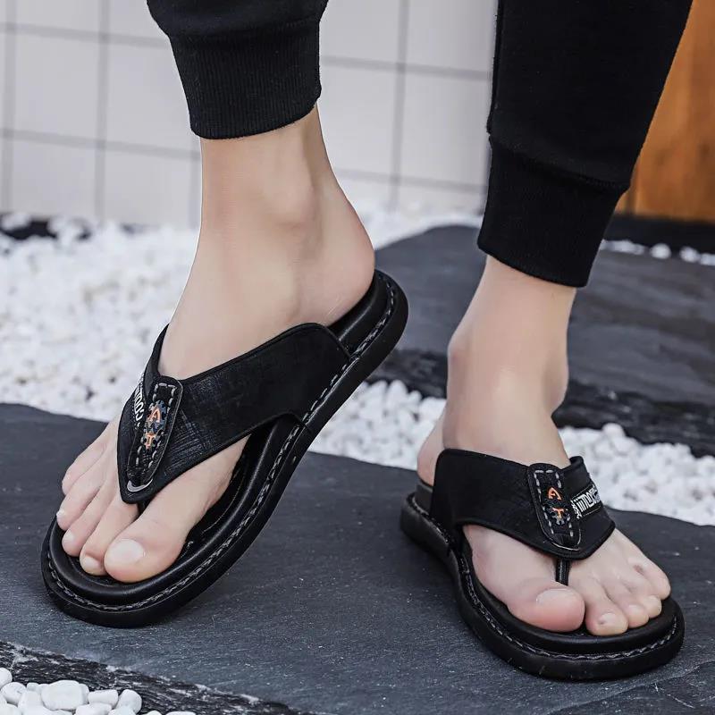 Men's Flip Flops Shoes Sandals Slipper Summer Men Open-toed Beach Shoes