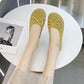 Summer Shoes Women Hollow Lace Mesh Shallow Mouth Shoes Casual Shoes Women Sandals