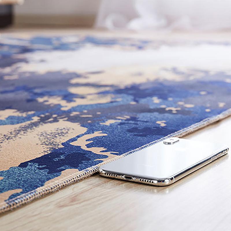 Scandinavian Style Geometric Carpet Living Room Carpet Pad Bedroom Full Bed Blanket Can Be Customized