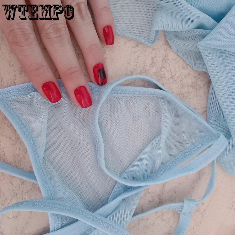 Nightdress Lace Mini Dress Lingerie Two Pieces Set Dress with Briefs Lace Perspective Sleepwear Spaghetti Strap Deep V Neck Homewear Mesh Lace Dress