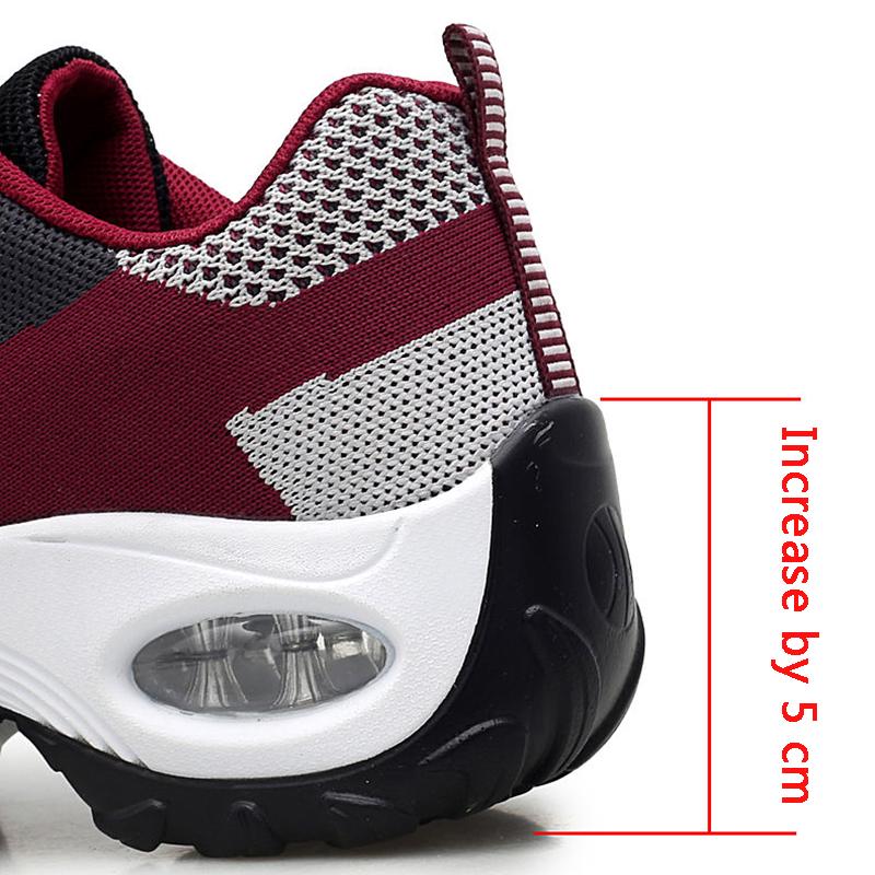 Women Vulcanized Shoes Summer Women's Sneaker 2020 Spring Summer Knitting Breathable Shoe Chunky Platform Sneakers Soft