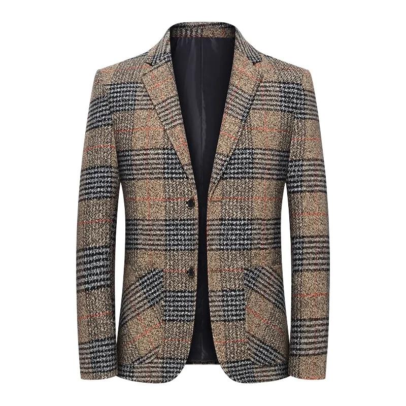 Spring and Autumn New Middle-aged Men's Suits Thin Section Dad's Suit Business Casual One-piece Casual Suit Jacket Suit Jacket