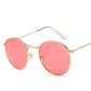 2019 Fashion Oval Sunglasses Women Brand Designe Small Metal Frame Steampunk Retro Sun Glasses Femal