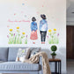 [sticker ]Boy And Girl Wall Stickers For Wedding Bedroom Living Room Home Decor Art Decals Mural Po