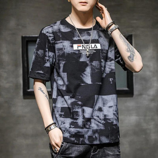 Summer 100% Catton Short Sleeve Men Sport T Shirt Round Neck Jacket Men Clothes