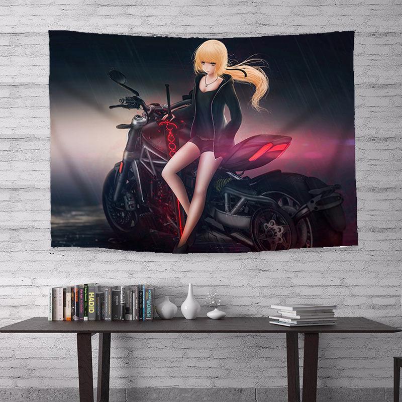 Anime Background Tapestry Dormitory Bedside Must-have Wall Cloth Household Room Decoration Hanging Cloth