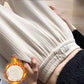 Plus Velvet Schnier Wide Legs Pants Female High Waist Lanternowers Loose Straight Casual Pants Vertical Slim Fashion Drag Mop Pants Thickening