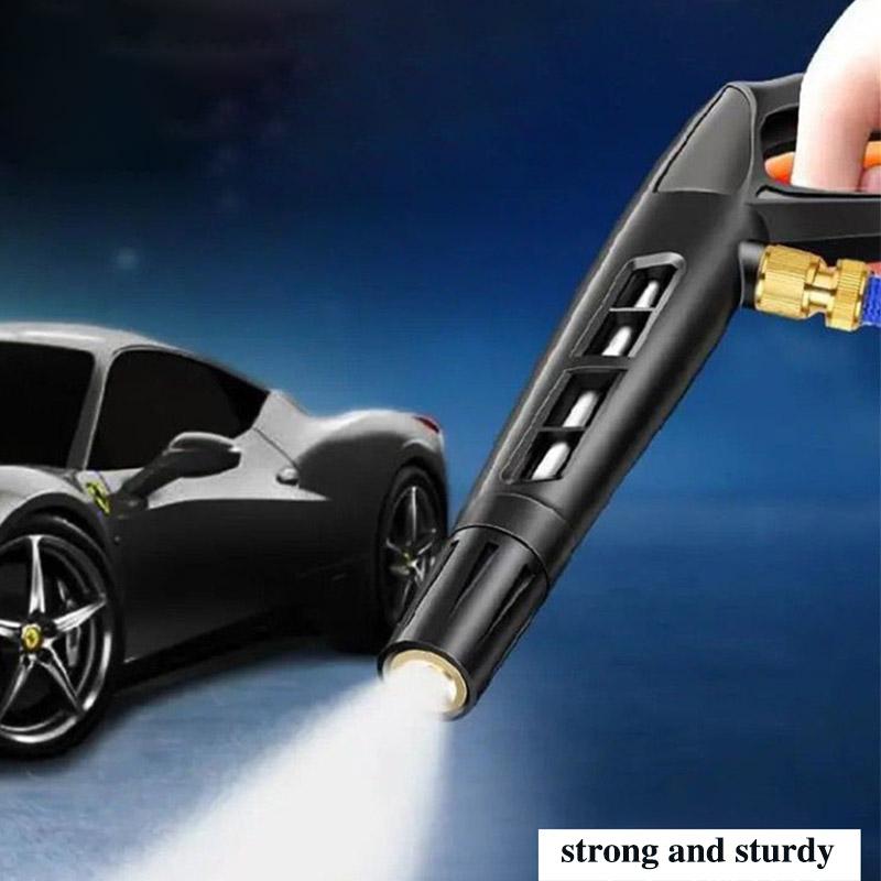 Household High Pressure Car Wash Hose Explosion-proof Hose Water Gun Set Gardening Watering Shower Tap Water Foam Washing