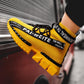 Fashion High-top Breathable Flying Woven Socks, Spring and Autumn Thick-soled Martin Men's Shoes