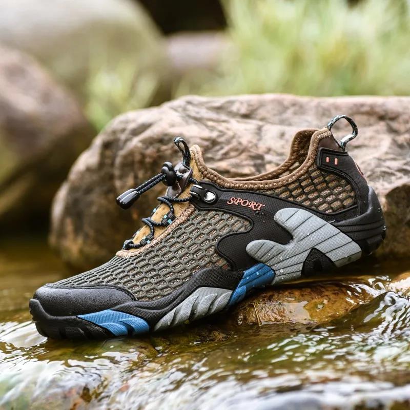 Quick-drying Lightweight Breathable Outdoor Men's Shoes Autumn Fishing Hiking Shoes