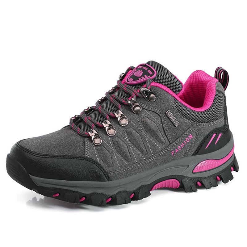 Winter Women's Outdoor Hiking Shoes Waterproof and Windproof Sports Shoes Non-slip Wear-resistant Hiking Shoes Lightweight Large Size Women's Shoes