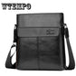 Messenger Shoulder Bag Men Leather Briefcase Casual Business Crossbody Handbag