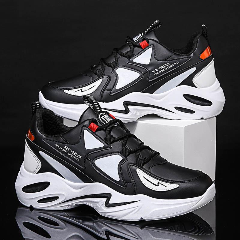 Jogging shoes Korean shoes father shoes fashion trend wild men's sports shoes large size comfortable