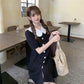 Female Summer Sweet Doll Collar Waist Show Thin Super Elegant Short Sleeve Slim Little Fresh Dress