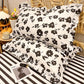 High-grade Cotton Princess Pillowcases A Pair of Floral Print Large Pillowcases 48*74cm Bedding