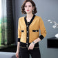 Spring and Autumn Tide Sweater February and August Jacket Women Loose Knit Cardigan Short