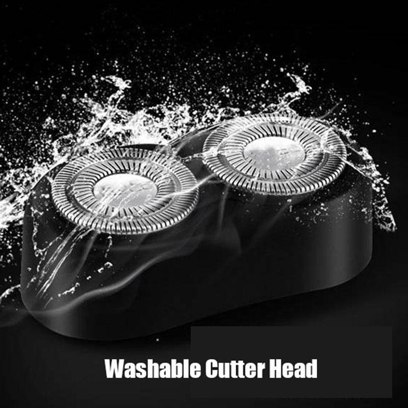 Shaver Electric Rechargeable Multi Functional Portable Double Head Floating Washing Hair Remove