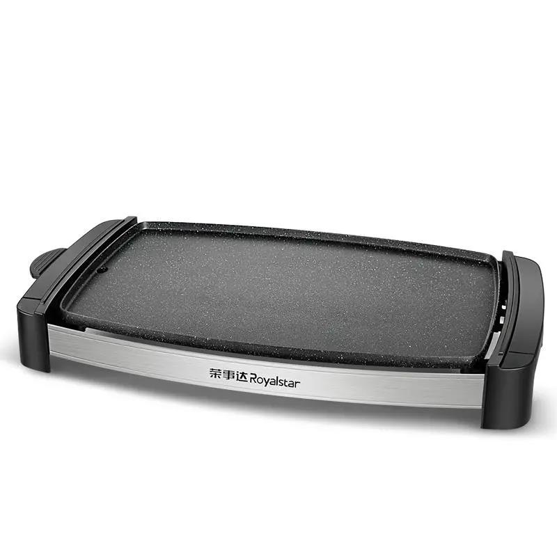 1800W Electric Grill Flat Bottom Frying Pan BBC Machine Medical Stone Oven Bakeware Kitchen Supplies