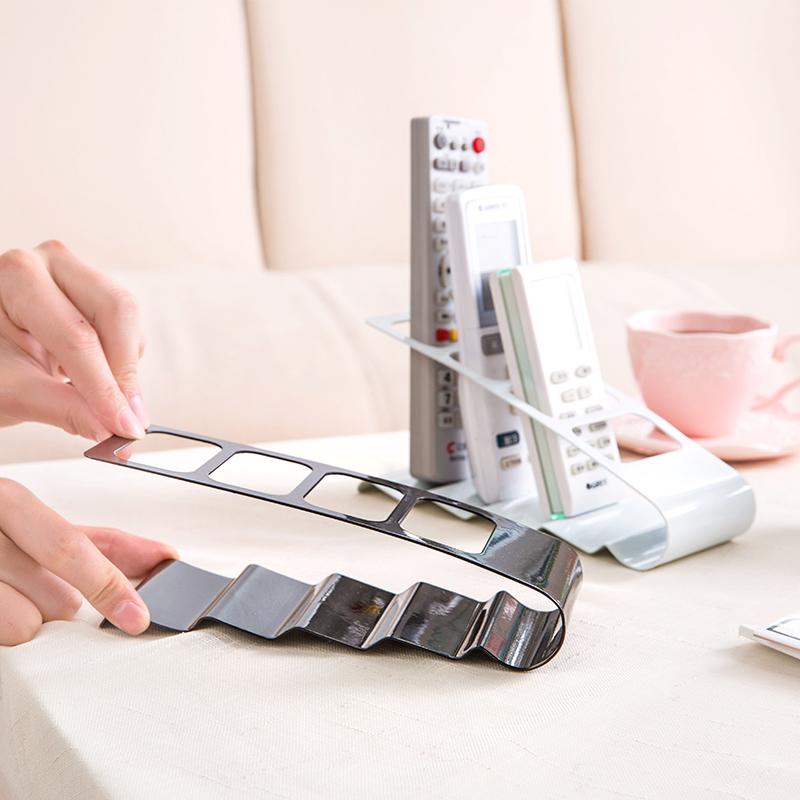 Metal remote control box for living room iron remote control organizer office Desktop finishing hold