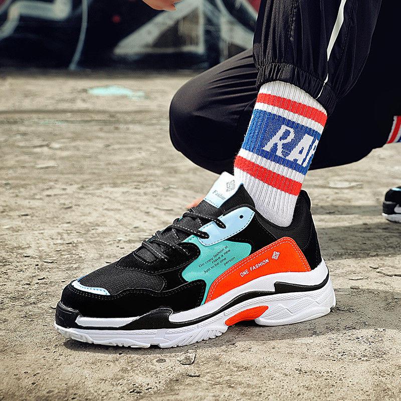 Running Shoes for Men Comfortable Sneaker Lace-up Outdoor Mesh Fitness Jogging Sport shoes for Men