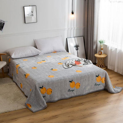 Winter Thickened Flannel Blanket Quilt Blanket Double-sided Fleece Bed Sheet Single Coral Fleece Blanket Bunk Bed Sheet Office Leisure Cover Blanket