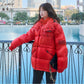 Oversized Down Coat Ladies Causal Relationship Hooded Thick Warm Plus Size Women Down Coat Parka Coat