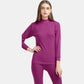 Women Long Sleeve Thermal Underwear Winter Thicken Tight Suit Sexy Pajamas Autumn Windproof Soft Lining High Elasticity Slim Comfortable Breathable
