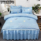 Bedspread Cotton Bed Skirt Bed Flat Fitted Sheet Bedding Bed Sets Queen King Size