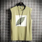 Basketball Vest Men's Ice Silk Summer Cotton Vest Vest Thin Section Loose Fitness Sports Sleeveless Printing Vest