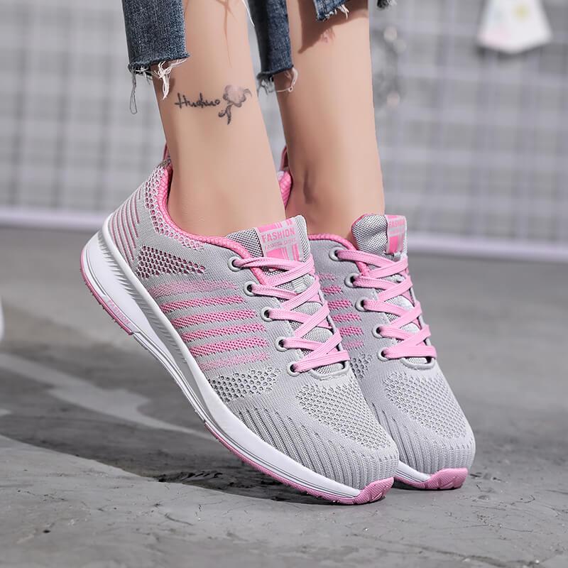 Light Super Women's Shoes Breathable Mesh Summer Sneakers Outdoor Casual Running Shoes Female Walking Shoes