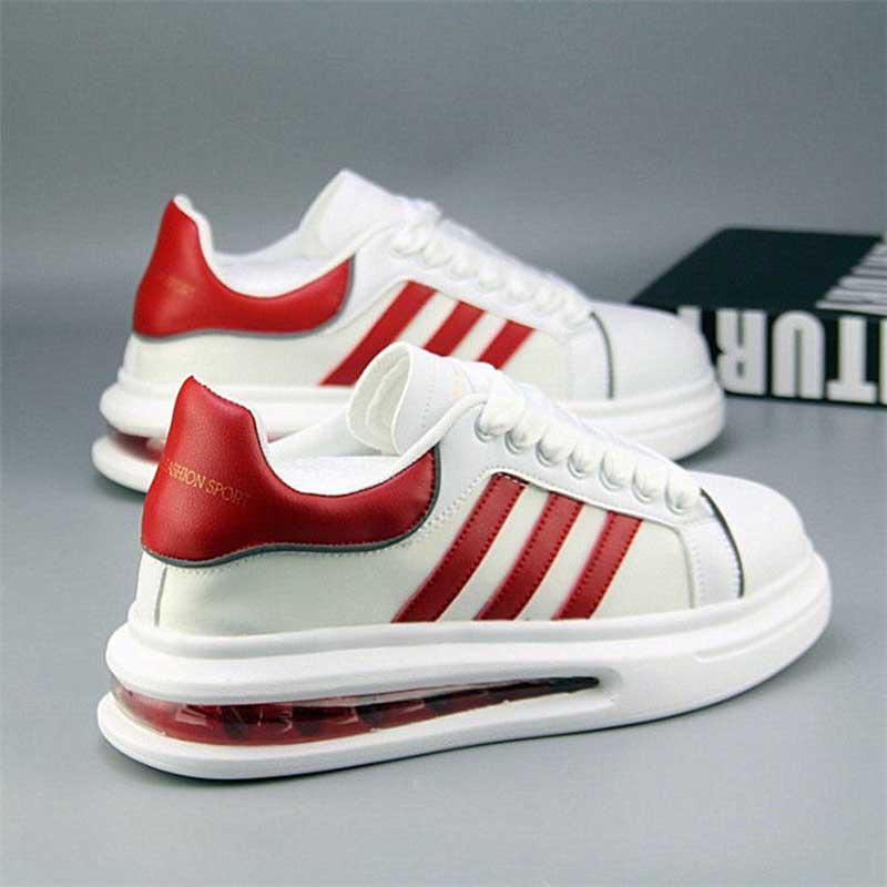 Plus Size 35-44 Summer Men Air Cushion Sneakers Basketball Shoes Lightweight Breathable Running Shoes Deodorant Tennis Shoes