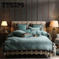 Winter Fleece Bedding Set Duvet Cover Flannel Flat Sheet 4pcs Bed Linen Home Bedclothes