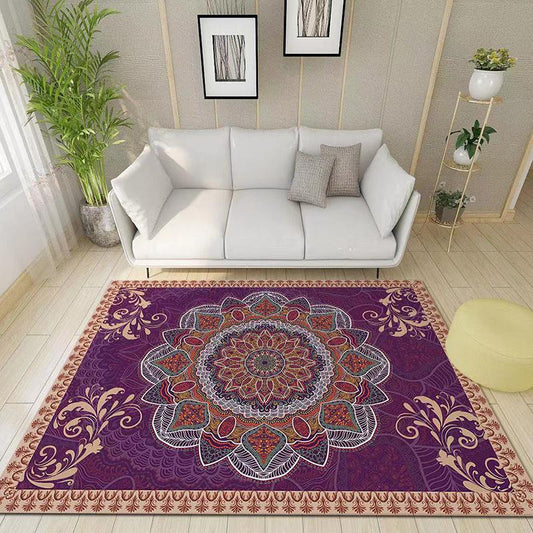 Household Carpet Bedroom Bedside Luxury Washable Carpet European Carpet Living Room Carpet
