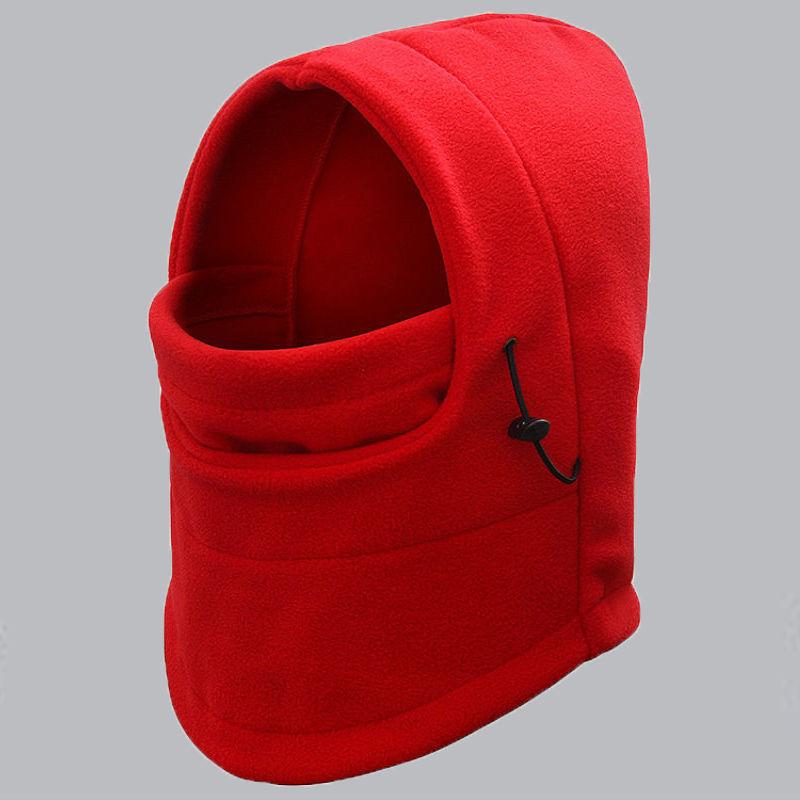 Winter Outdoor Riding Wind Cap with Fleece Cap Fleece Hood CS Hat Face Mask Thickened Warm Ski Cap Mask