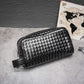 Long Wallet Men Anti-theft Multi-function Woven Card Holder Clutch Bag Purse Hand-held Wallet