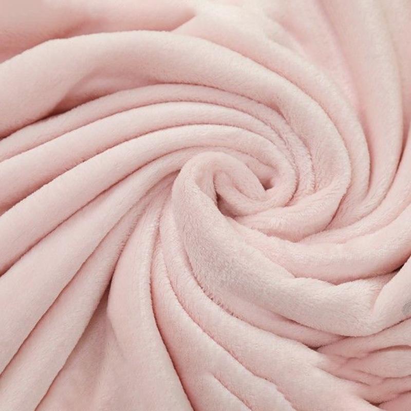Cartoon Lazy Nap Blanket Shawl Cloak Cloak Office Air Conditioning Blanket Coral Fleece Cover Leg Blanket Soft and Warm Double-sided Plus Fleece
