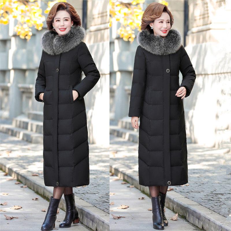 Middle-aged and Elderly Women's Cotton-padded Jacket Loose Plus Fertilizer Plus Size Winter Jacket Thickened Cotton Jacket