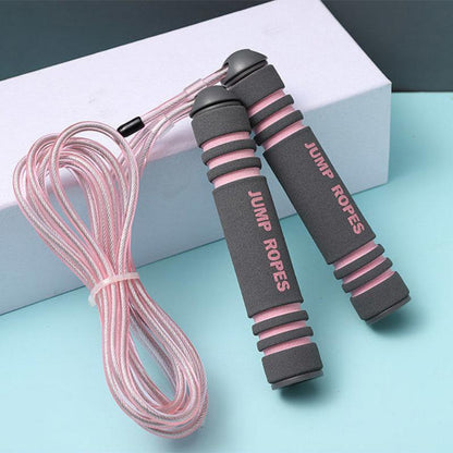 Adult Skipping Rope Girls Lose Weight Artifact Fat-burning Wire Rope Indoor Sports Fitness Fat-reducing Skipping Rope