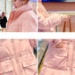 Winter Short Capless Stand-collar Down Padded Jacket Women Loose Bread Coat Stand-up Collar Loose Winter Thick Warm Cotton Jacket