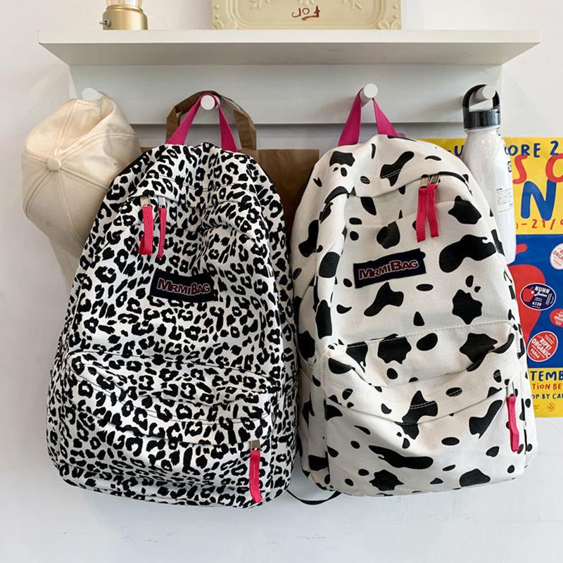 Schoolbag Female Student Korean Junior High School Simple and Versatile Backpack High School Large Capacity Waterproof Backpack