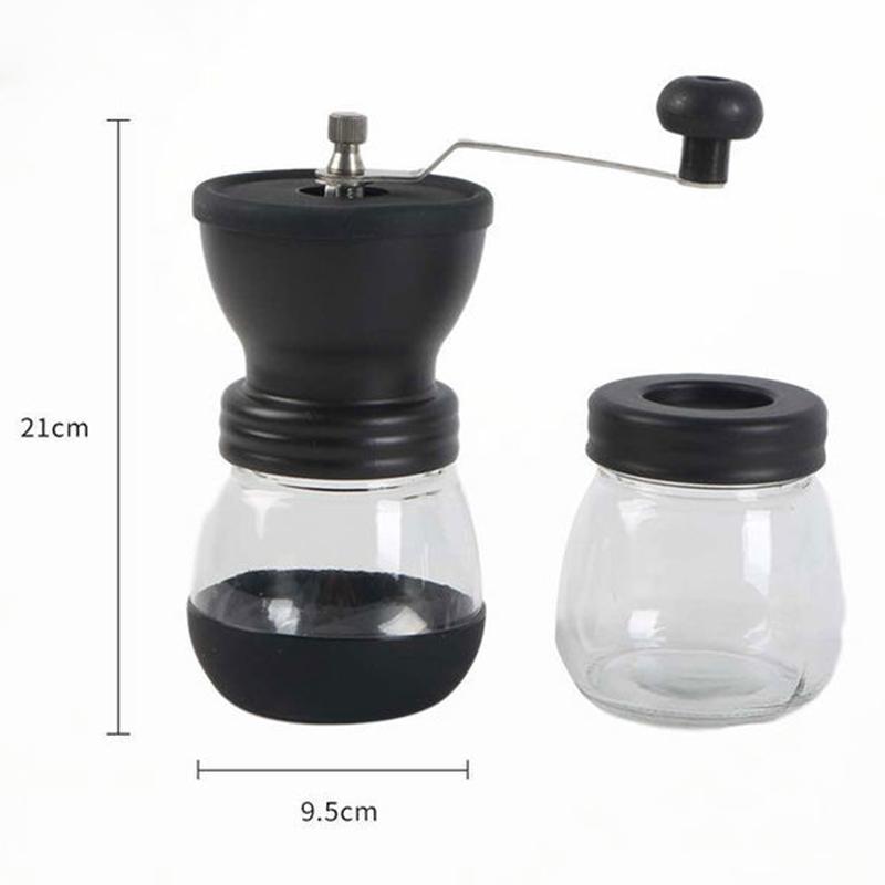 Lovely Durable Household Products Coffee Grinder Grain Spice Grinder Manual Coffee Grinder Mini Coffee Grinder Glass Material