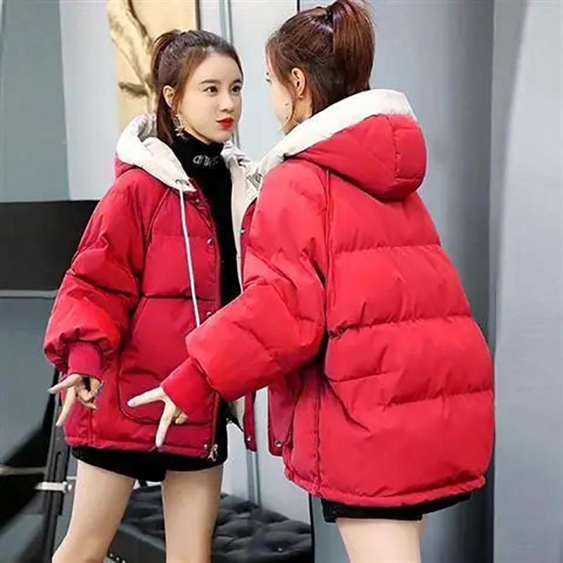 Women Winter Warm Parkas Windbreaker Hooded Jacket and Coats Fashion Casual Down Jacket