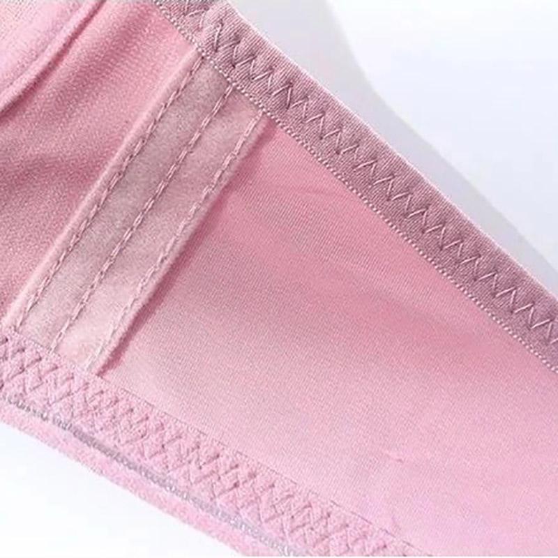 Thin Sexy Simple Jacquard No Steel Rings Gathering Receiving Breasts Anti-sagging Women's Underwear Bra