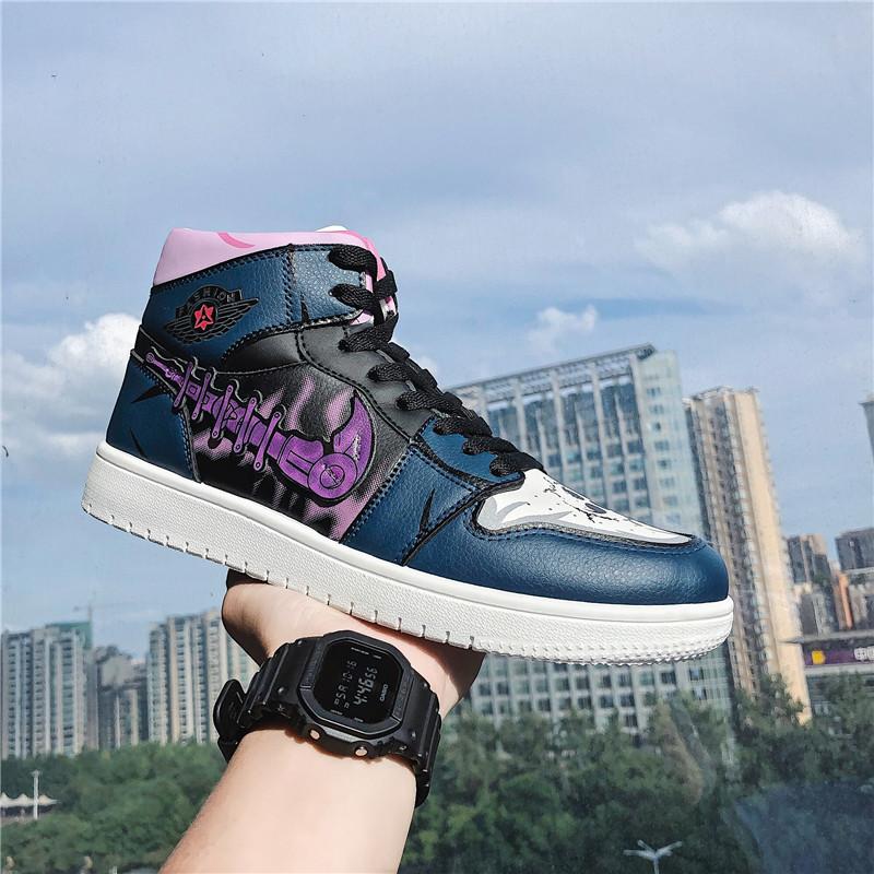 Naruto Casual Men's Sports Shoes Handsome Fashion Flat Shoes Put on As A Ninja