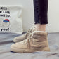 Winter High-top Plus Velvet Warm Cotton Shoes British Style Martin Boots Women's Short Boots Wild Snow Boots