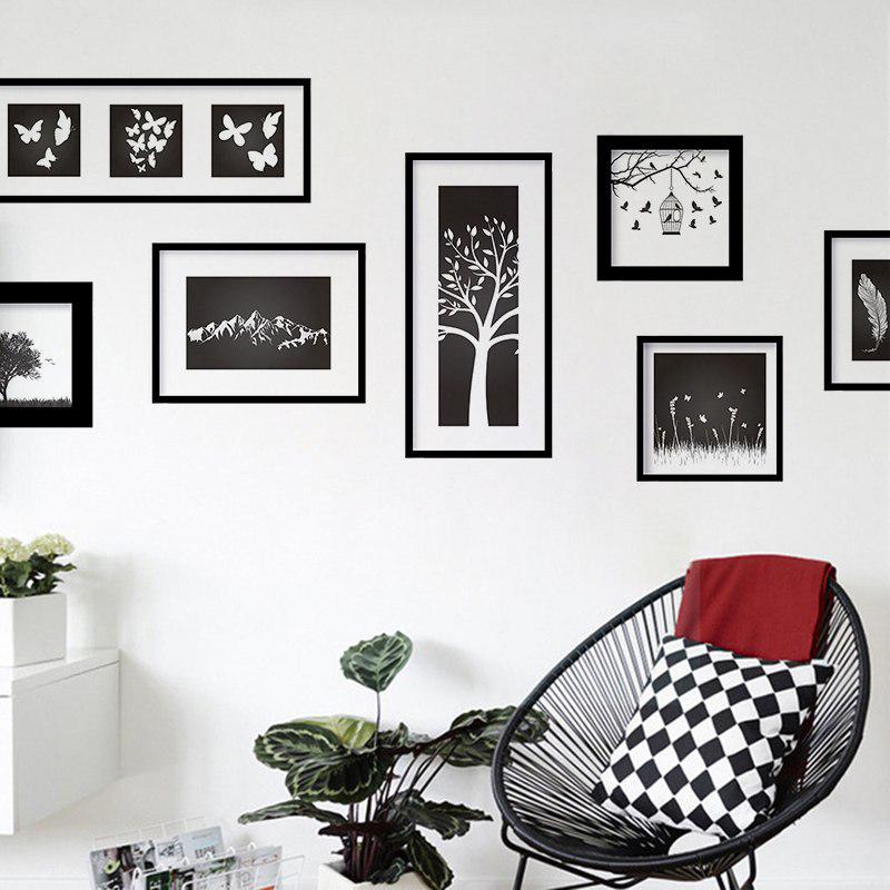 [Wall sticker] art frame wall stickers bedroom living room kitchen baby room decor wall decals poste